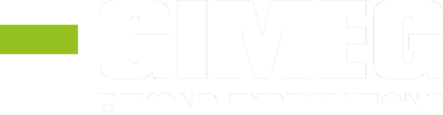 gimeg logo met streepje en slogan wit